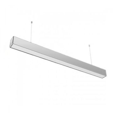 V-TAC PRO VT-7-40 lumière linéaire menée 40W suspension samsung chip 4000K corps en aluminium argenté linkable - sku 375 V-TAC PRO VT-7-40 lumière linéaire menée 40W suspension samsung chip 4000K corps en aluminium argenté linkable - sku 375