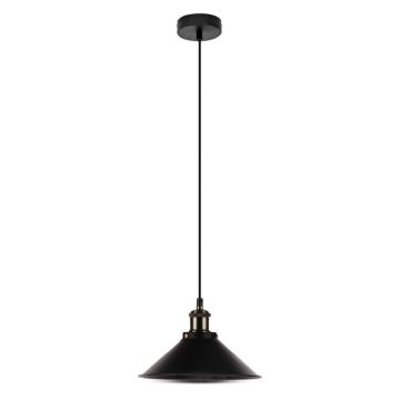 V-TAC VT-7424 Cloche Pendentif Lustre Douille 1MT E27 Élégant Élégant Ф260mm - Métal Noir - SKU 3753 V-TAC VT-7424 Cloche Pendentif Lustre Douille 1MT E27 Élégant Élégant Ф260mm - Métal Noir - SKU 3753
