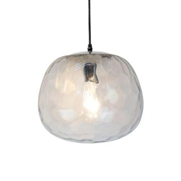 V-TAC VT-7254 Lumière pendante 1MT E27 designer en verre transparent Ф250mm - sku 3882 V-TAC VT-7254 Lumière pendante 1MT E27 designer en verre transparent Ф250mm - sku 3882