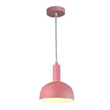 Pendentif V-TAC Plastique E14 V-TAC Avec glissière en aluminium Ø180mm VT-7100 - SKU 3923 ROSE