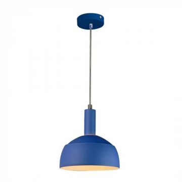 Pendentif V-TAC Plastique E14 V-TAC Avec glissière en aluminium Ø180mm VT-7100 - SKU 3925 BLEU
