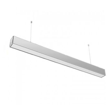 V-TAC PRO VT-7-40 lumière linéaire menée 40W suspension samsung chip 6400K corps en aluminium argenté linkable - sku 601 V-TAC PRO VT-7-40 lumière linéaire menée 40W suspension samsung chip 6400K corps en aluminium argenté linkable - sku 601