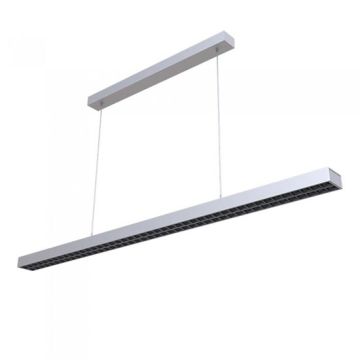 V-TAC PRO VT-7-61 lumière linéaire menée 60W suspension up&down samsung chip smd 4000K aluminium argent dimmable UGR<6 - sku 607