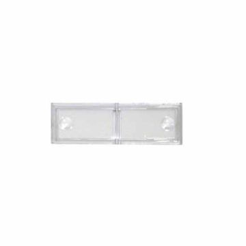 Double bouton-poussoir transparent Bpt DPD
