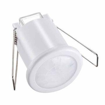 V-TAC VT-8092 Capteur de plafond encastré mouvement à Infrarouge 360° corps blanc pour ampoules led IP20 - sku 6608