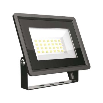 V-TAC VT-4924-B Spot LED Slim 20W 100° 1600LM IP65 SMD série F avec driver IC intégré couleur noir 3000k - 6737
