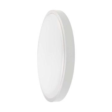 V-TAC VT-8624W-RD Plafonnier led 24W IP44 rond blanc 360° design moderne 3000K - sku 7618