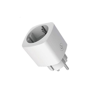 V-TAC VT-5172 Prise intelligente Alexa, prise Wifi (Schuko), prise intelligente avec surveillance de l&#39;énergie, prise temporisée, télécommande, compatible avec Alexa, Google Home 10A 2300W 7696