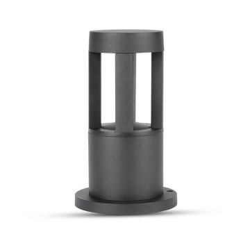 V-TAC VT-830 Lampe de jardin led COB 10W fixation au sol 25cm noir IP65 blanc naturel 4000K - SKU 128323