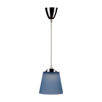 V-TAC VT-1036 Lampe à suspension LED 7W blanc neutre 4000K Abat-jour bleu pour le corps chromé Ф150mm IP20 - sku 8506
