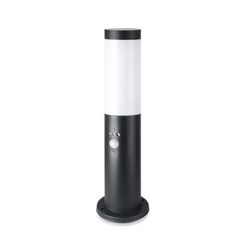 V-TAC VT-838 Applique fixation au sol 45cm avec PIR capteur corps noir en acier inoxydable IP44 1xE27 - sku 8985 V-TAC VT-838 Applique fixation au sol 45cm avec PIR capteur corps noir en acier inoxydable IP44 1xE27 - sku 8985