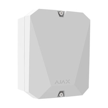 AJAX AJ-MULTITRANSMITTER Module sans fil 868 MHz utile pour intégrer des systèmes d'alarme filaires couleur blanche AJAX AJ-MULTITRANSMITTER Module sans fil 868 MHz utile pour intégrer des systèmes d'alarme filaires couleur blanche