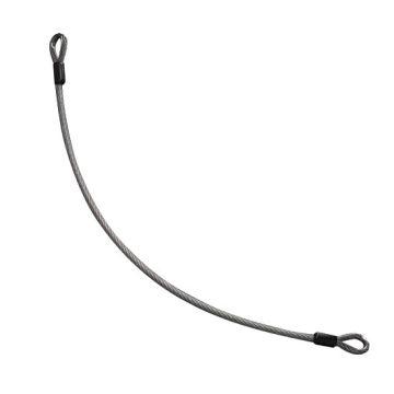 Câble de sécurité anti-chute en acier inoxydable 600mm pour vantaux du portail battant