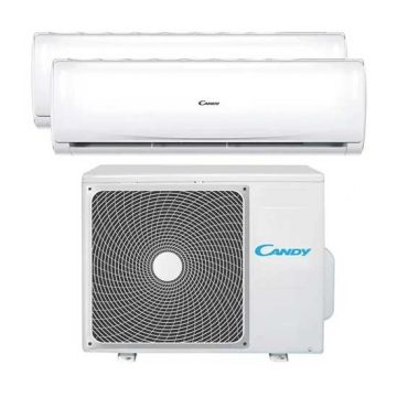 Candy PURA Dualsplit 9000BTU+12000BTU A++A+ Climatisation autonettoyante Pompe à chaleur intelligente WiFi intégré composé de CY-12TAIN-M + CY-9TAIN-M + CY-2T14AOUT