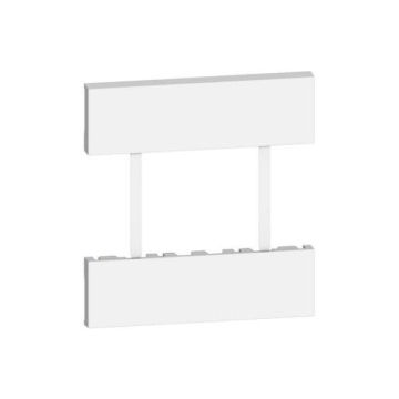 Couvercle BTicino Living Now pour prises européennes/américaines 3 modules - blanc KW52