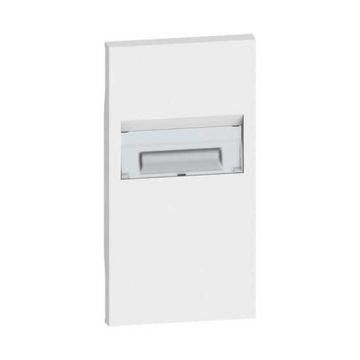 Couvercle Bticino Living Now pour marqueur de pas - blanc KW71