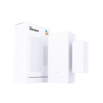 Détecteur de porte et fenêtre magnétique sans fil 433MHz couleur blanche SONOFF DW2-RF