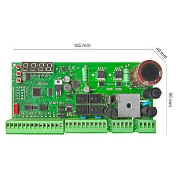 Logique de commande universelle START-S10 pour 1/2 moteurs 12/24Vdc coulissant et garage avec LCD
