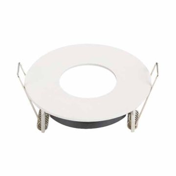 Plafond Rond Aluminium GU10 Blanc Mat pour Spot LED - 3611