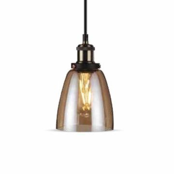 Vintage Pendant Light 1MT E27 Elegant Stylish Ф140mm - Mod. VT-7140 SKU 3736 - Verre Ambre Vintage Pendant Light 1MT E27 Elegant Stylish Ф140mm - Mod. VT-7140 SKU 3736 - Verre Ambre