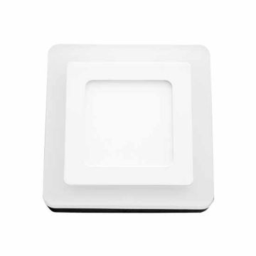Panneau 6W+2W TWINLED Surface - 120° 560LM Mod. VT-809 SKU 4924 Blanc Froid 6000K Carré Panneau 6W+2W TWINLED Surface - 120° 560LM Mod. VT-809 SKU 4924 Blanc Froid 6000K Carré