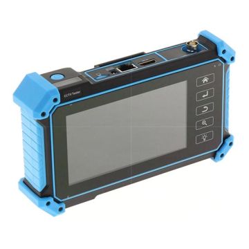 Testeur multifonction professionnel 4K écran tactile LCD 5” 5EN1 AHD/HDCVI/TVI/CVBS/IP Test WiFi/PoE/Ping