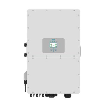 Onduleur photovoltaïque hybride DEYE 30Kw hors réseau/sur réseau triphasé HT CEI 0-21, écran tactile LCD couleur, garantie 10 ans IP65 - 11998