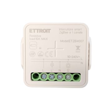 ETTROIT ETZB4007 Micromodule encastré pour interrupteur intelligent Zigbee 1 canal 10 A
