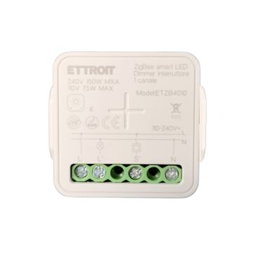ETTROIT Interrupteur variateur intelligent Zigbee 1 canal 150 W Micromodule encastré ETZB4010