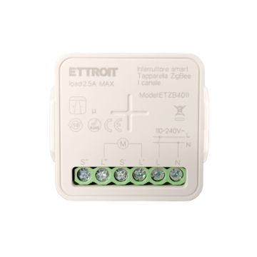 ETTROIT Module de commande intelligent Zigbee 1 canal 2,5 A pour volets roulants encastrés ETZB4011