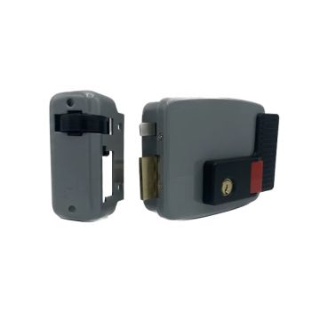 Serrure électrique en acier inoxydable 12V AC, ouverture à droite pour portails et portails piétons avec système d&#39;auto-verrouillage GLEL02RB