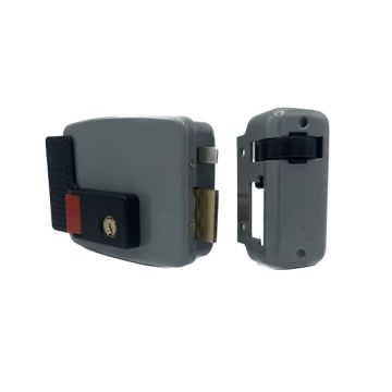 Serrure électrique en acier inoxydable 12V AC avec ouverture à gauche pour portails piétons et portails avec système d&#39;auto-verrouillage GLEL02LB