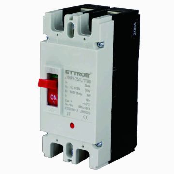 ETTROIT JX15295 MCCB MCB Disjoncteur à boîtier moulé 2P 200A DC 500V-10KA