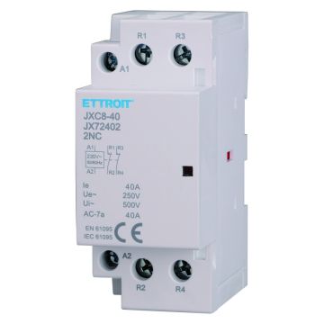 Contacteur modulaire ETTROIT DIN 2P 220 V 40 A 2 contacts NF - JX72402