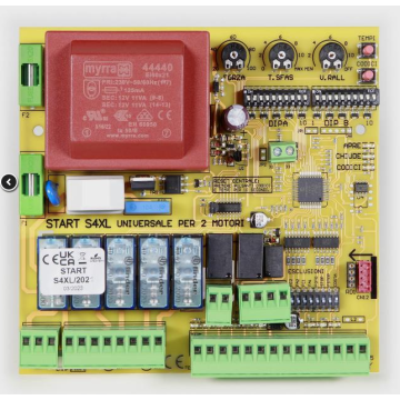 Centrale de commande universelle monophasée 230 V pour 1 ou 2 moteurs d&#39;automatisme de portail START-S4XL