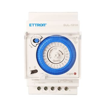 Minuteur à quartz mécanique ETTROIT 16 A 250 V CA 110–230 V 45–60 Hz - SUL181H