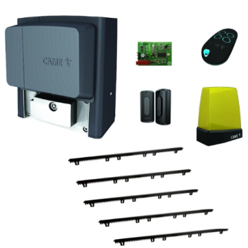 CAME Kit automatisme pour portail coulissant U2313 ex BX-78 800KG 230V + 5M Crémaillère Nylon